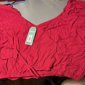 Earthbound Red Crop Top